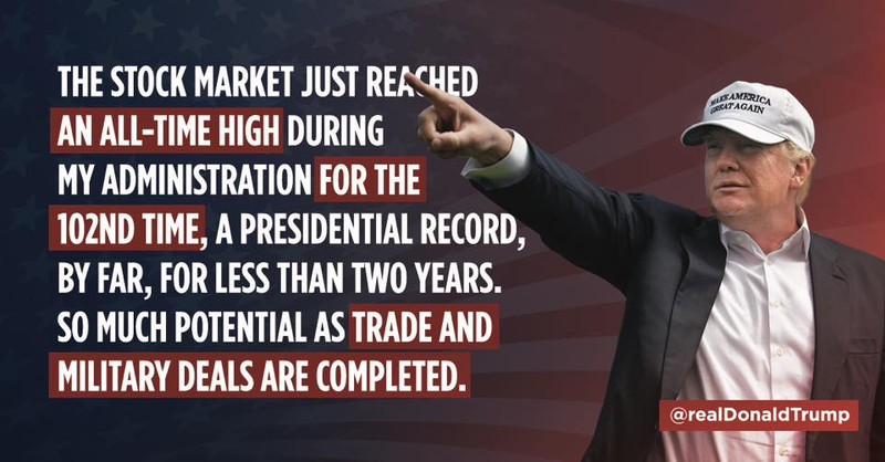Illustration for article titled President Trump Posts Altered Photos to Facebook and Instagram That Make Him Look Thinner